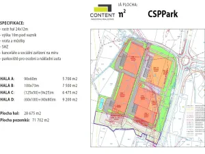 Pronájem skladu, Vystrkov, 9200 m2