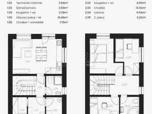 Prodej rodinného domu, Plzeň - Severní Předměstí, Na Roudné, 81 m2