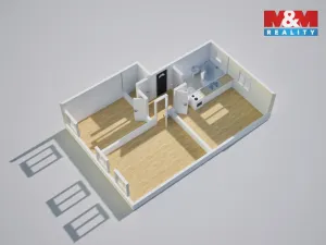 Prodej bytu 2+1, Ústí nad Labem - Ústí nad Labem-centrum, Ve Smyčce, 73 m2