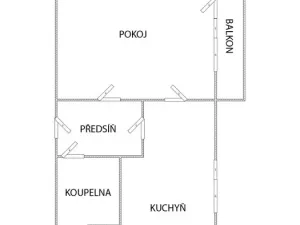 Pronájem bytu 1+1, Žamberk, Lukavská, 40 m2