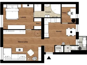 Pronájem bytu 3+1, Ostrava, Verdunská, 68 m2