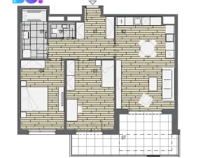 Pronájem bytu 3+kk, Ostrava, F. X. Riepla, 108 m2