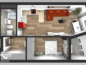 Pronájem bytu 2+kk, Praha - Prosek, Kytlická, 53 m2