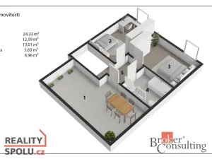 Pronájem bytu 4+kk, Jihlava, Věžní, 95 m2