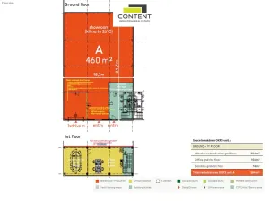 Pronájem skladu, Ostrava - Hrabová, Krmelínská, 460 m2