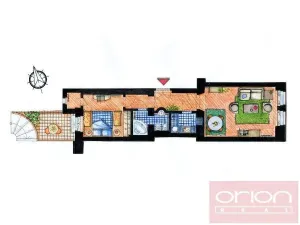 Pronájem bytu 2+1, Praha - Vinohrady, Anny Letenské, 54 m2