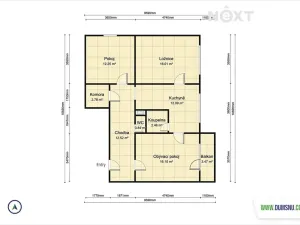 Pronájem bytu 3+1, Šumperk, Revoluční, 75 m2