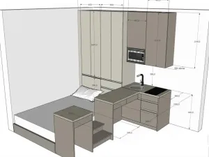 Pronájem bytu 1+kk, Praha - Nové Město, Sokolská, 16 m2