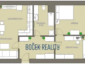 Prodej bytu 3+kk, Žebrák, Sídliště, 62 m2