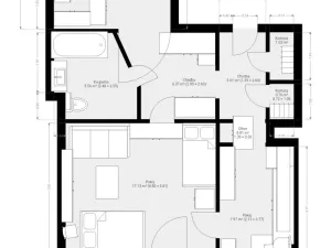 Pronájem bytu 2+1, Brno, Moldavská, 58 m2