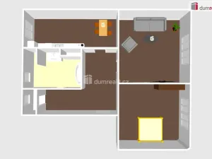 Prodej bytu 2+1, Ostrov, Jáchymovská, 56 m2