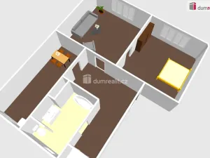 Prodej bytu 2+1, Ostrov, Jáchymovská, 56 m2