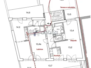 Pronájem bytu 2+kk, Praha, Slezská, 60 m2