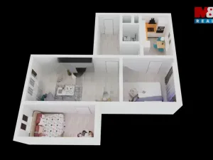 Prodej bytu 3+1, Uničov, Nerudova, 67 m2