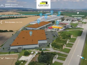 Pronájem výrobních prostor, Brno - Tuřany, Letiště Brno-Tuřany, 8000 m2