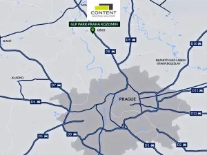 Pronájem skladu, Kozomín, 3800 m2