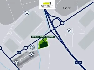 Pronájem skladu, Kozomín, 3800 m2