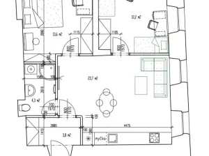 Pronájem bytu 3+kk, Tábor, Převrátilská, 57 m2