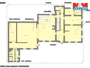 Prodej restaurace, Stráž nad Ohří - Boč, 500 m2