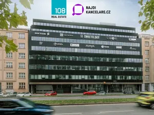 Pronájem kanceláře, Praha - Karlín, Sokolovská, 635 m2
