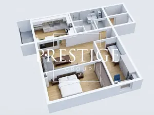 Pronájem bytu 3+1, Praha - Kobylisy, Trousilova, 66 m2