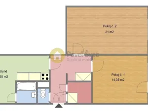 Pronájem bytu 2+1, Strakonice - Strakonice II, Luční, 61 m2
