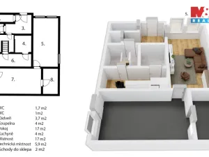 Prodej chalupy, Přerubenice, 167 m2