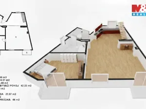 Prodej bytu 2+kk, Poděbrady - Poděbrady III, Palackého, 67 m2