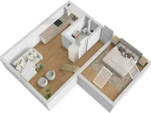 Prodej bytu 2+kk, Uherské Hradiště - Mařatice, 1. máje, 42 m2