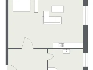 Pronájem bytu 1+kk, Lanškroun - Žichlínské Předměstí, Palackého, 37 m2