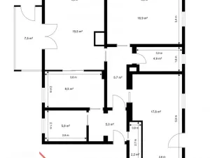 Prodej bytu 4+1, Liberec, Březinova, 97 m2