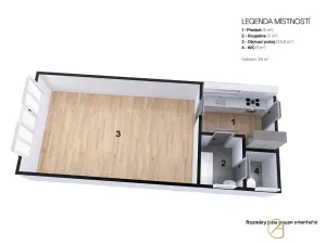 Pronájem bytu 1+1, Brno, Havlišova, 35 m2