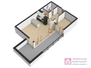 Pronájem bytu 2+kk, Praha - Smíchov, Radlická, 78 m2