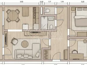 Prodej bytu 3+1, Praha - Střížkov, Rumburská, 55 m2