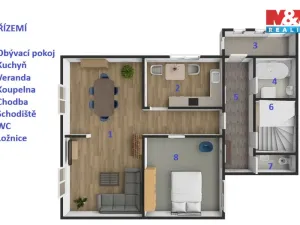 Prodej rodinného domu, Kladno - Kročehlavy, Vrchlického, 163 m2