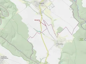 Dražba pozemku, Březník, 488 m2