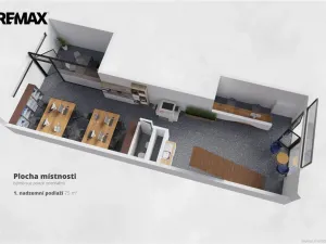 Pronájem obchodního prostoru, Praha - Smíchov, Šiklové, 110 m2