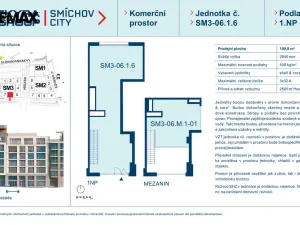 Pronájem obchodního prostoru, Praha - Smíchov, Šiklové, 110 m2