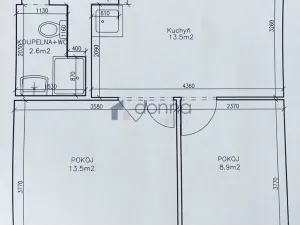Pronájem bytu 2+kk, Praha, Molákova, 42 m2