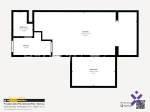 Pronájem bytu 2+kk, Olomouc - Neředín, gen. Píky, 38 m2