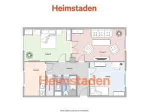 Pronájem bytu 3+1, Karviná - Nové Město, Dvořákova, 75 m2