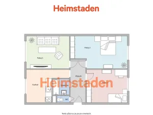 Pronájem bytu 3+1, Karviná - Hranice, Slovenská, 72 m2