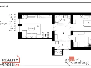 Prodej bytu 3+1, Praha - Žižkov, Hartigova, 84 m2