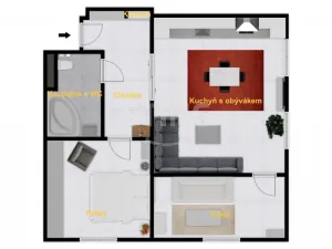 Prodej bytu 3+kk, Ostrava, Komenského, 64 m2