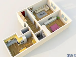 Pronájem bytu 2+1, Praha - Vinohrady, Lužická, 70 m2