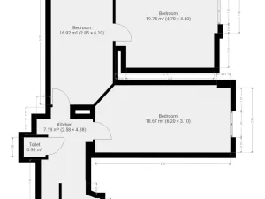 Pronájem bytu 3+1, Praha - Žižkov, Žerotínova, 72 m2
