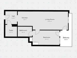 Pronájem bytu 2+kk, Praha - Strašnice, Zvěřinova, 68 m2
