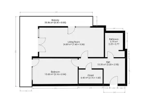 Pronájem bytu 2+kk, Praha - Letňany, Pavla Beneše, 65 m2