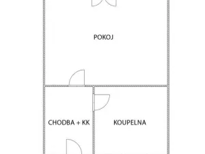 Pronájem bytu 1+kk, Ostrava - Moravská Ostrava, Vítězná, 26 m2