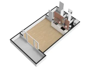 Prodej bytu 1+kk, Praha - Zličín, Míšovická, 35 m2